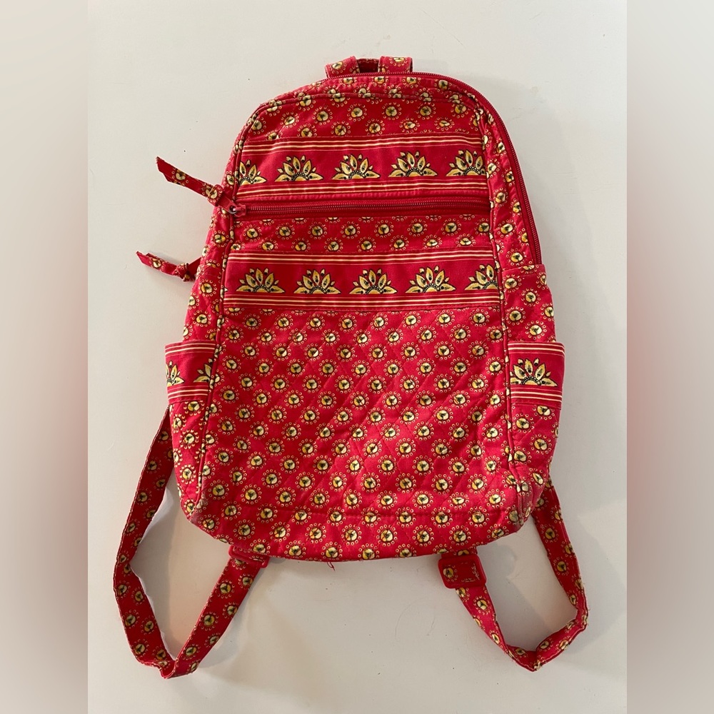 Quilted Cotton Backpack - Picture 1 of 7